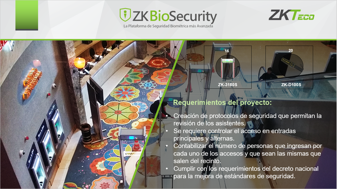 ZKBioSecurity Casos de Éxito Casino en Chile